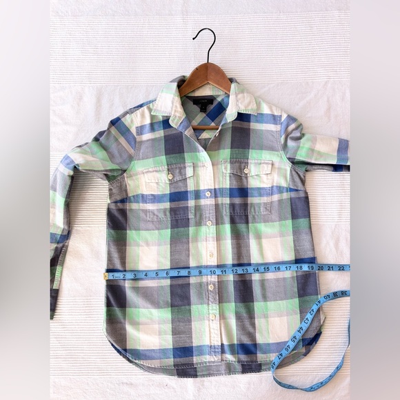 J. Crew Plaid Button Down Shirt - Picture 7 of 13